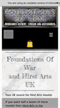 Mobile Screenshot of foundationsofwar.co.uk